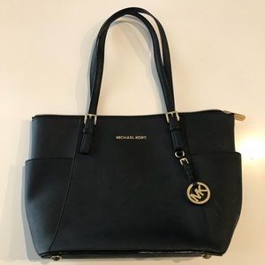 Michael Kors Black Saffiano Leather Tote